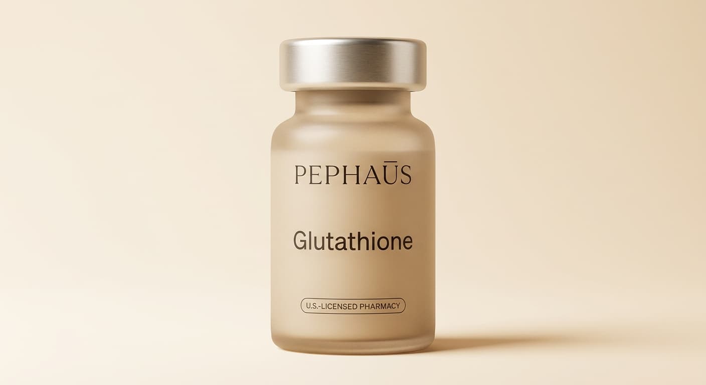 Glutathione compounded vial