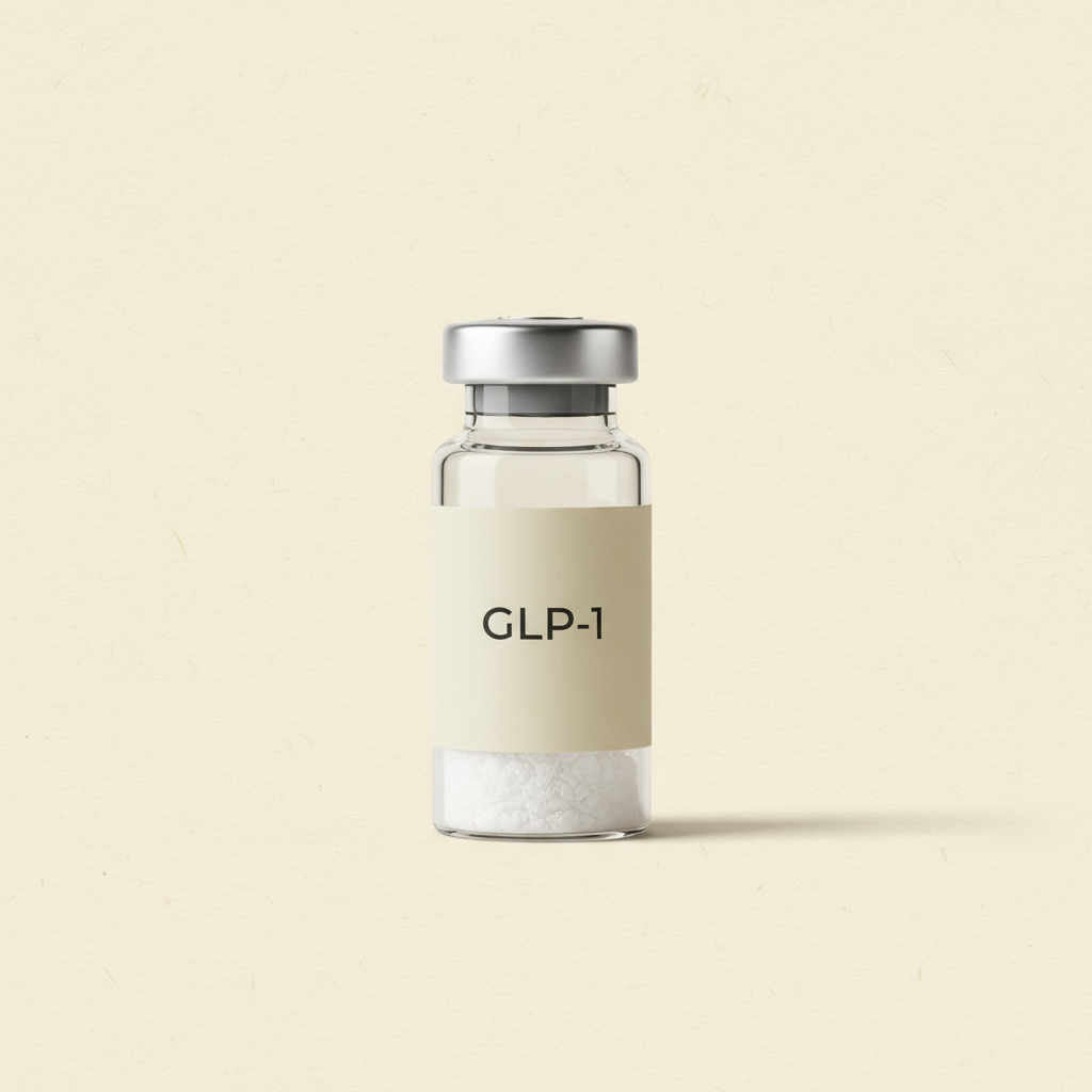 A single treatment vial photographed against a clean background